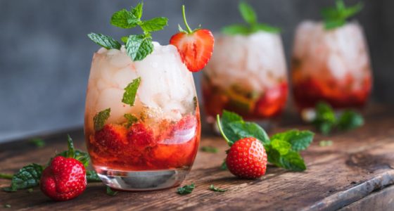 Drinkar Strawberry Mojito Jordgubbar