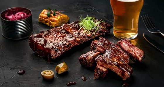 Huvudratt Sticky Ribs Picklad Rodlok Revben Revbensspjall