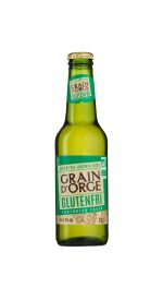 Grain d´Orge Lager, ICA, COOP, 250 ml, 3,5%. Torr ale med citrustoner från Frankrike.